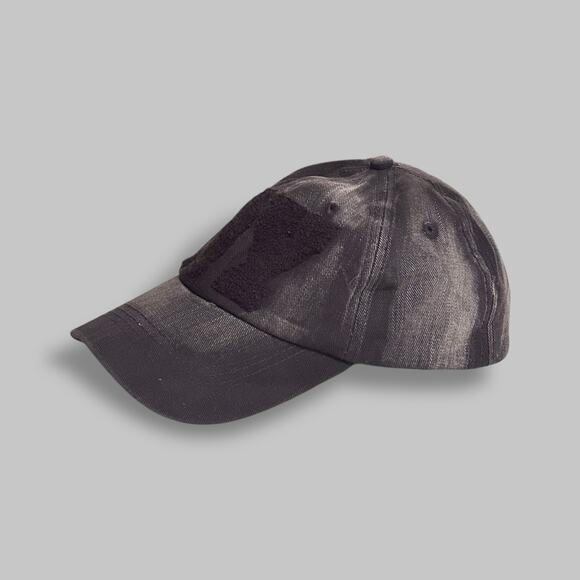 Black Distressed NY Patch Baseball Cap – One Size Adjustable - Picture 2 of 5